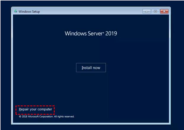 conver mbr gpt server 2022 2019