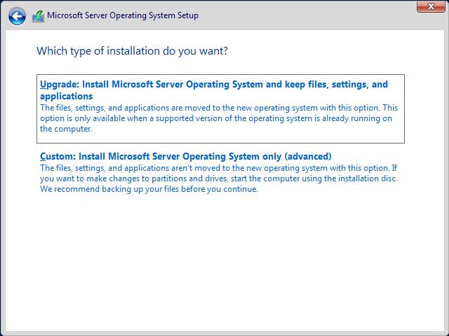 install windows server 2022