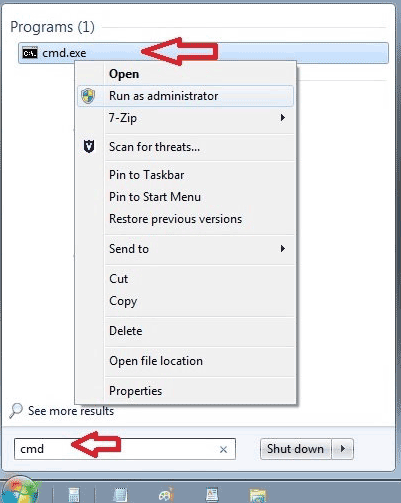 windows 7 cmd